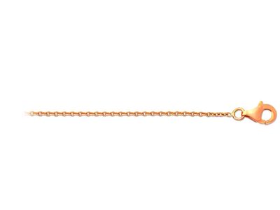 Chaîne Forçat Ronde - Or Rose 18K
