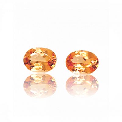 Topaze Impériale - Lot De 2 - 1,88 CT