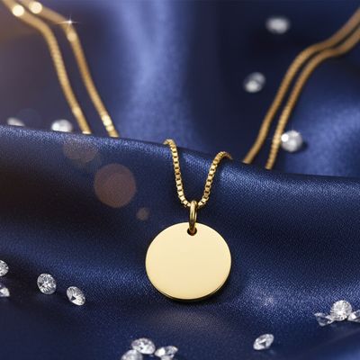 Médaille Jeton Léger - Or Jaune 18K