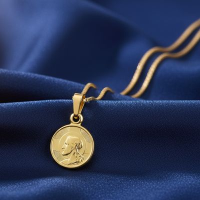 Médaille Christ - Or Jaune 18K