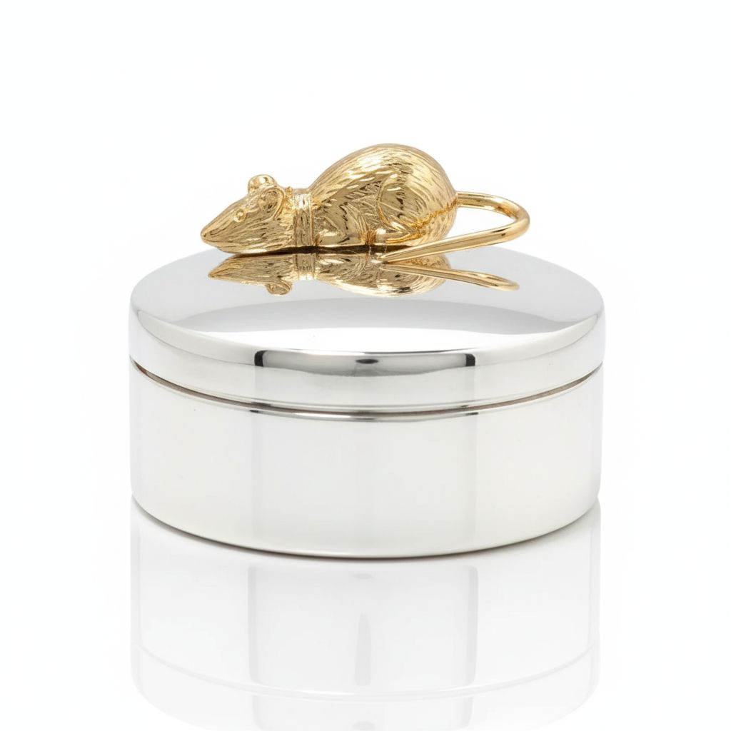 Boîte À Dents - Souris Couchée Boîte À Dents - Souris Couchée