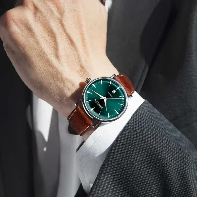 Montre "INSPIRATION" – Automatique – Vert & Acier