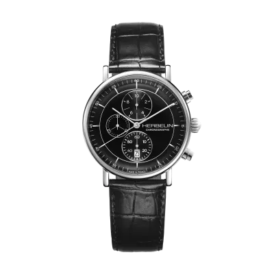 Montre "INSPIRATION" – Chronophage – Acier & Cuir