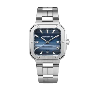 Montre "CAP CAMARAT" – Square Automatique – Acier & Bleu