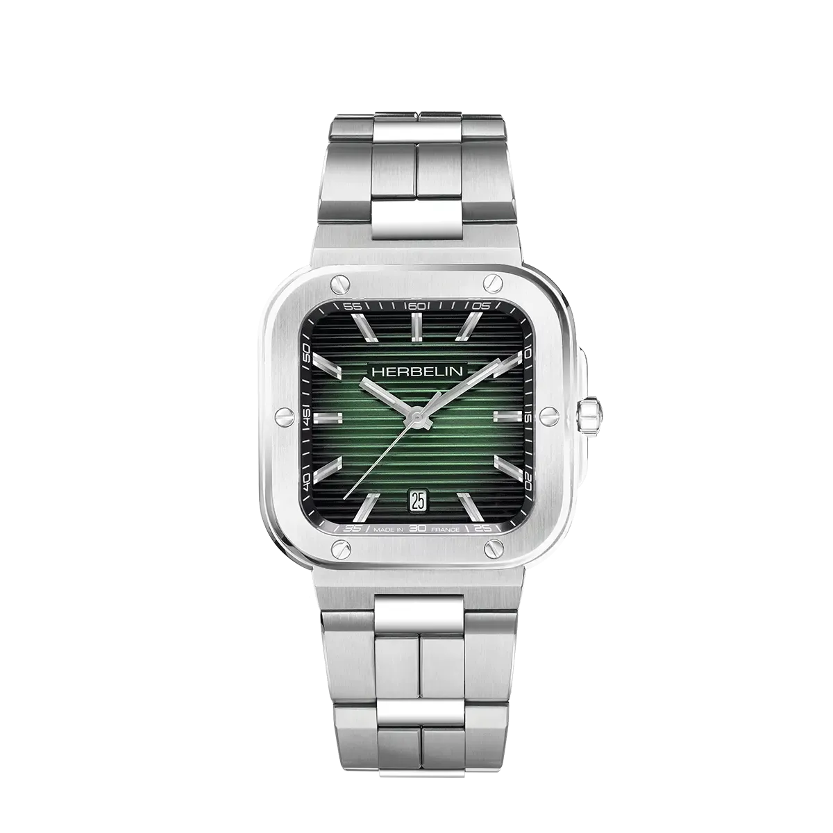 Montre "CAP CAMARAT" – Square Automatique – Acier & Vert