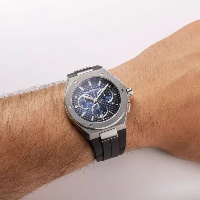 Montre "CAP CAMARAT" – Chronophage – Noir & Bleu