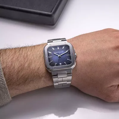Montre "CAP CAMARAT" – Square  – Acier & Bleu