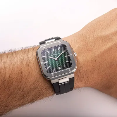 Montre "CAP CAMARAT" – Square  – Noir & Vert