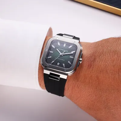 Montre "CAP CAMARAT" – Square Automatique – Vert