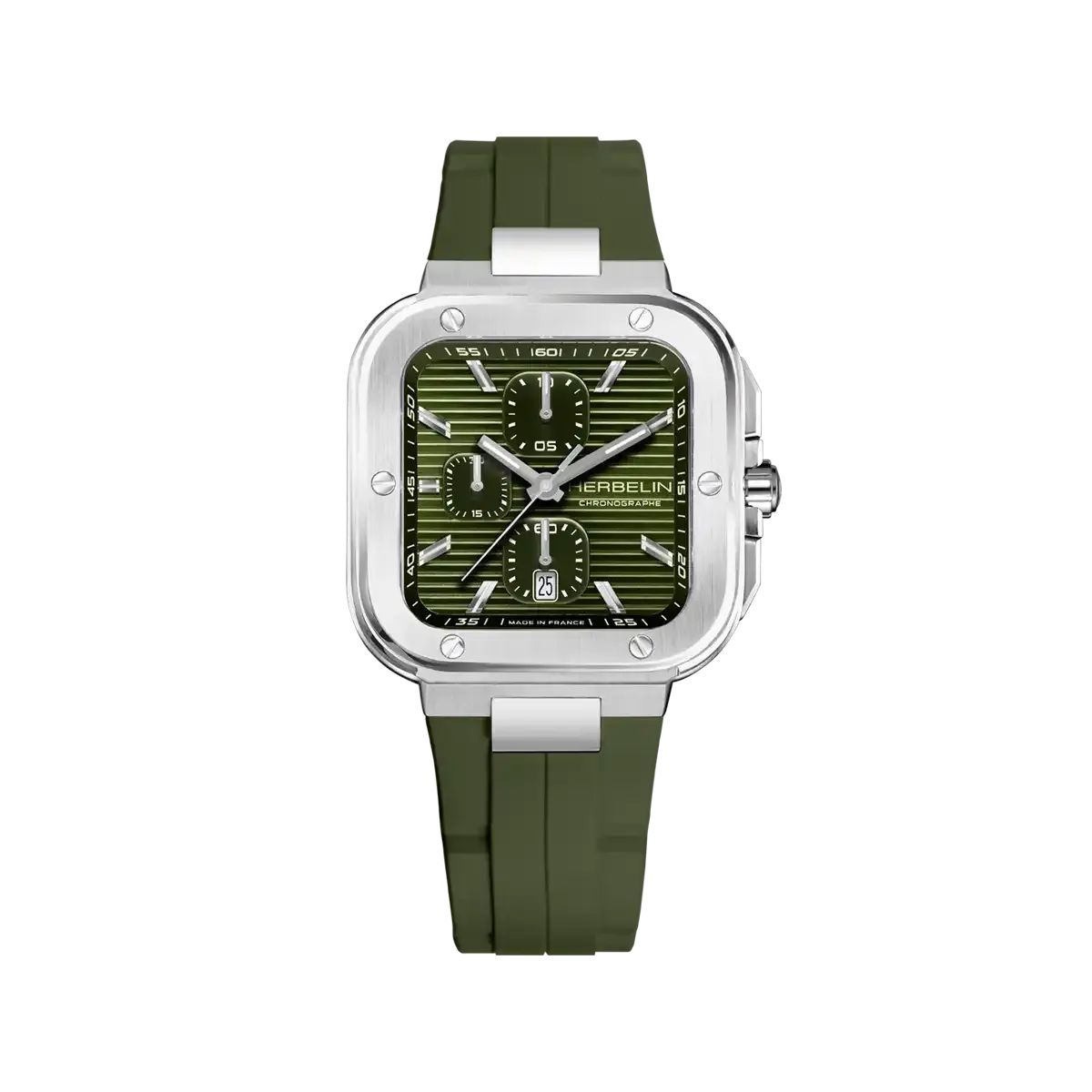 Montre "CAP CAMARAT" – Square Chronophage – Kaki & FMK