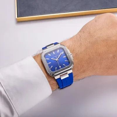 Montre "CAP CAMARAT" – Chronophage – Bleu & FMK Bleu