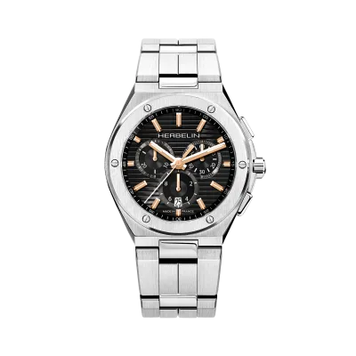 Montre "CAP CAMARAT" – Chronophage – Acier & PVD Or Rose