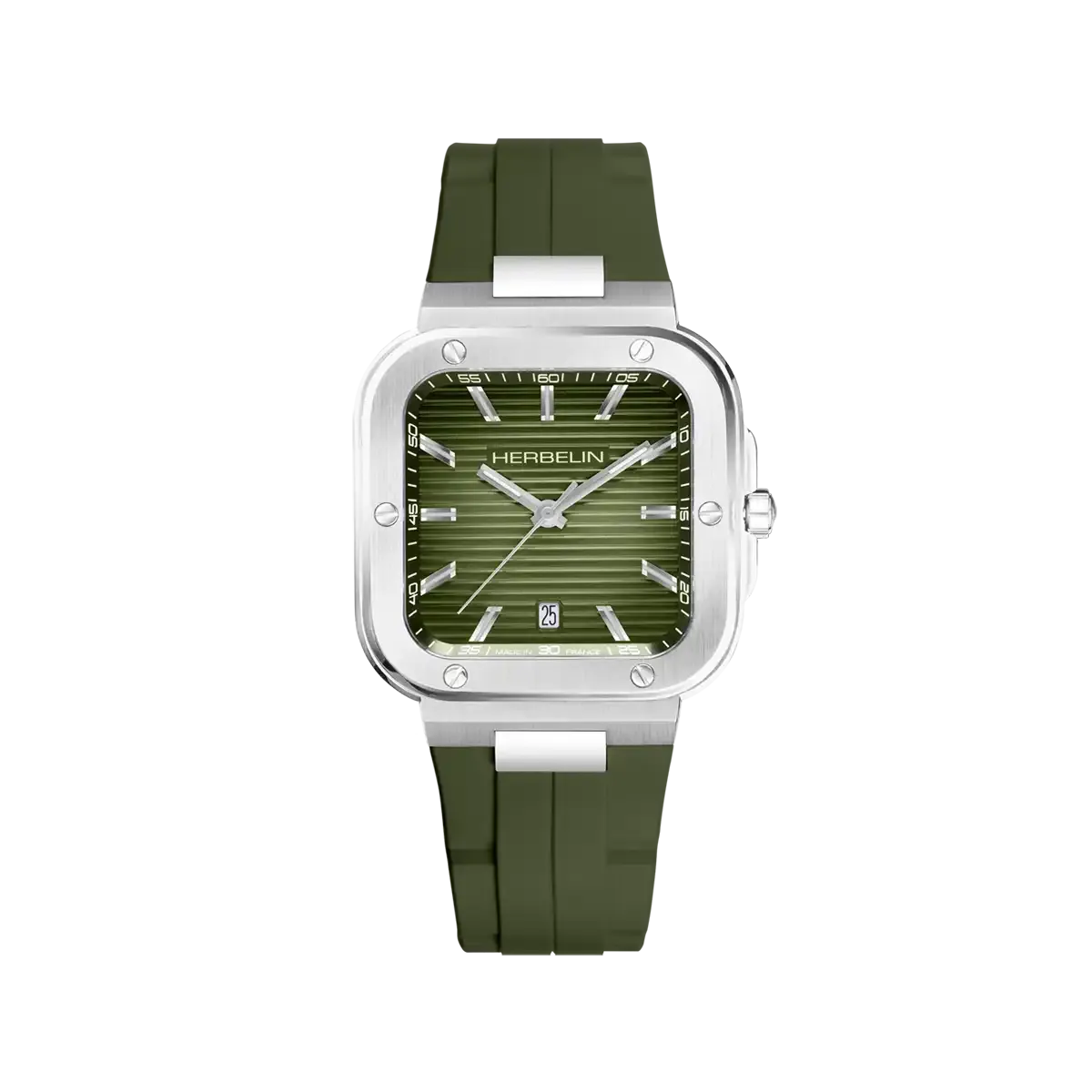 Montre "CAP CAMARAT" – Square Quartz – Kaki & FMK