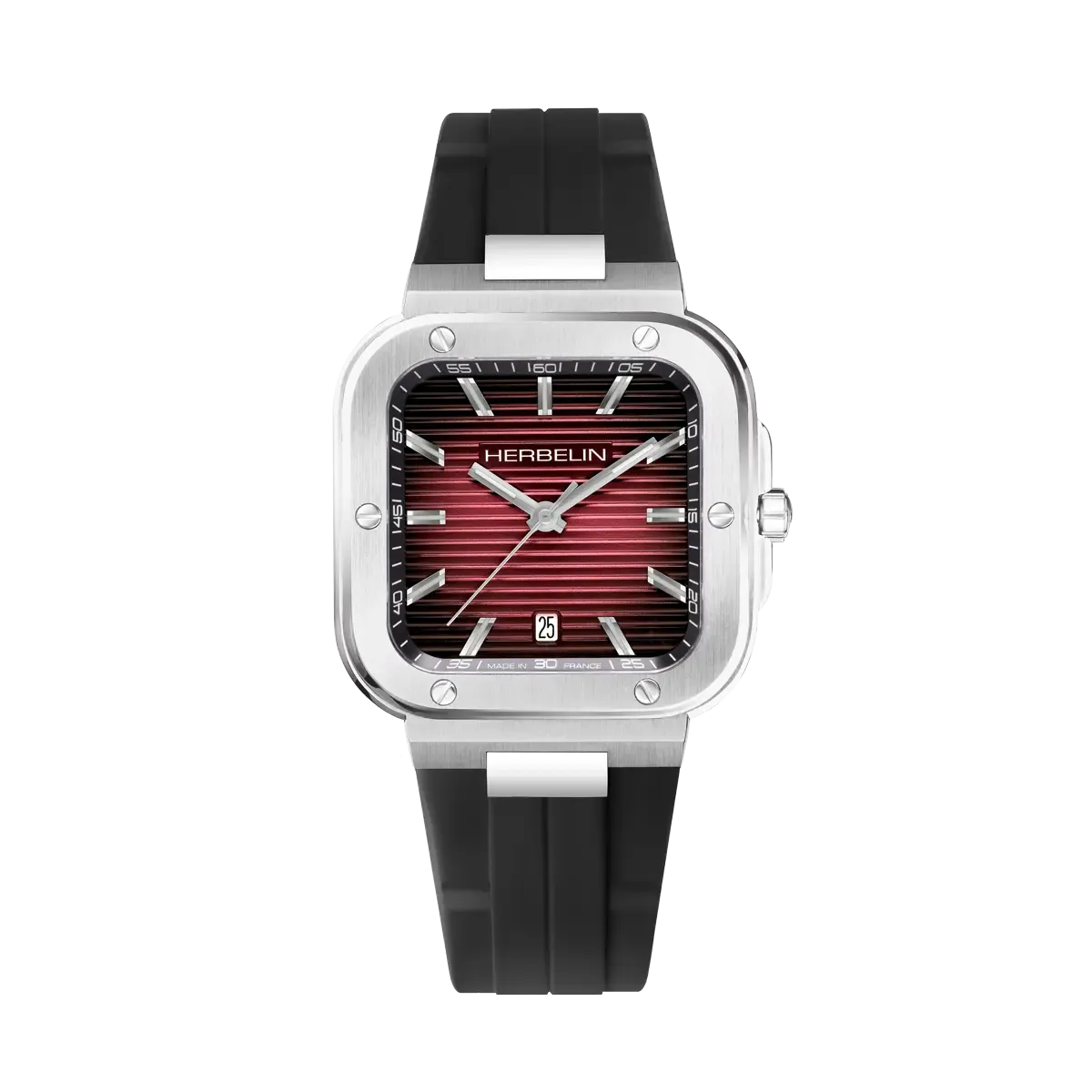Montre "CAP CAMARAT" – Square  – Noir & Rouge