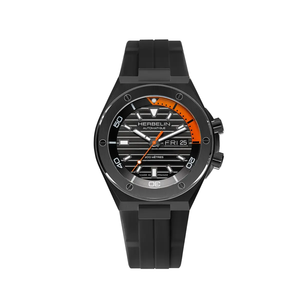 Montre "CAP CAMARAT" – Diver Automatique - Noir