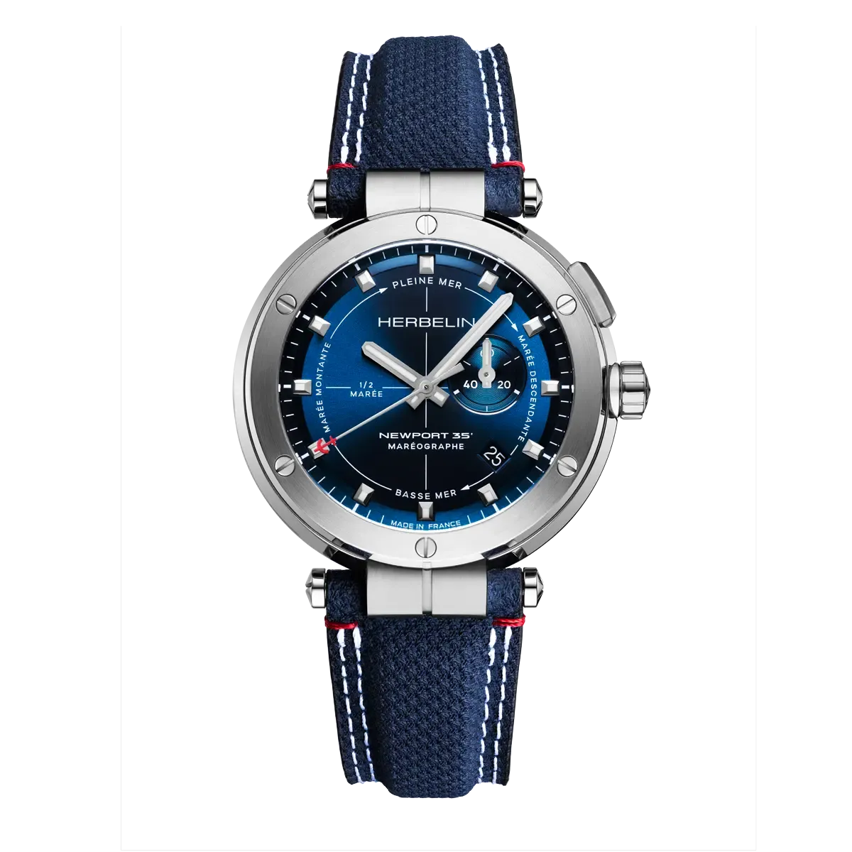 Montre "NEWPORT" – MARÉOGRAPHE – Acier & Textile