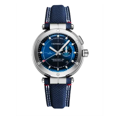Montre "NEWPORT" – MARÉOGRAPHE – Acier & Textile