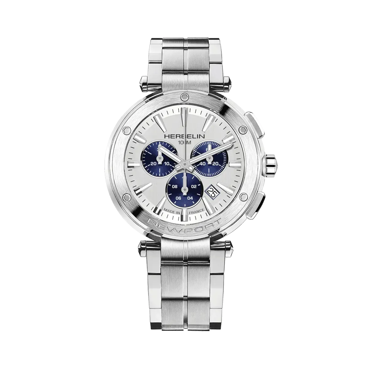 Montre "NEWPORT" - Chronophage Quartz -  Acier