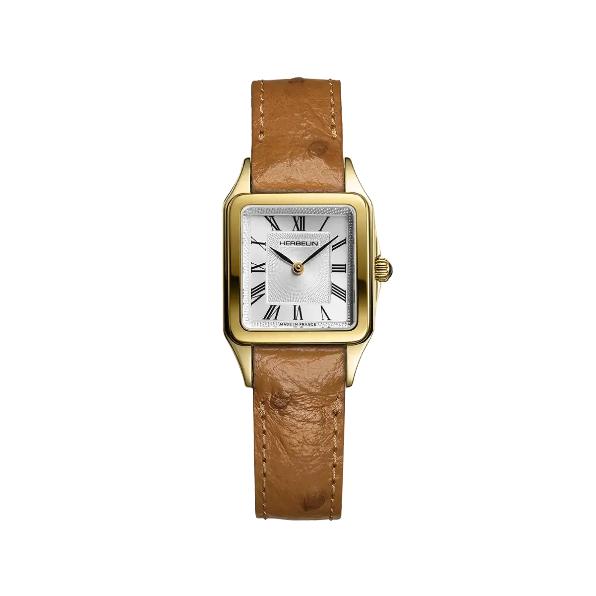 Montre LUNA - Quartz - Doré & Cuir Camel