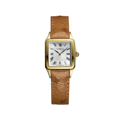 Montre LUNA - Quartz - Doré & Cuir Camel