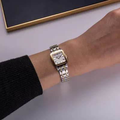 Montre LUNA - Mini Quartz - Acier Bicolore