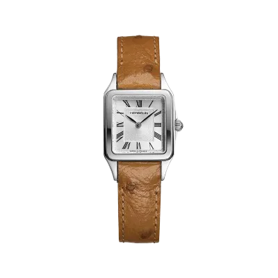 Montre LUNA - Quartz - Cuir Autruche