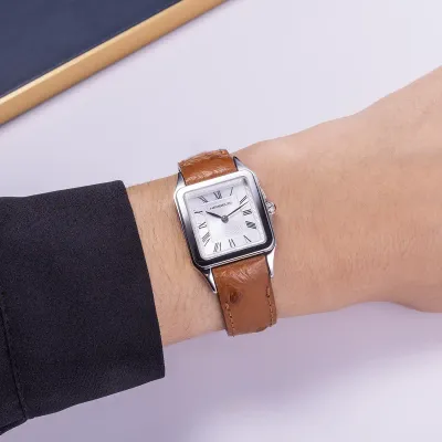 Montre LUNA - Quartz - Cuir Autruche