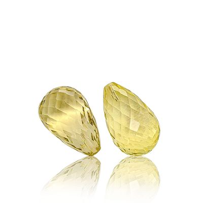 Citrine - Lot De 2 - 16,88 CT