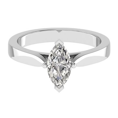 Bague Centre Navette