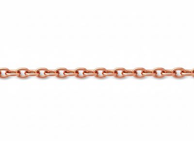 Chaîne Forçat Ronde - Or Rose 18K