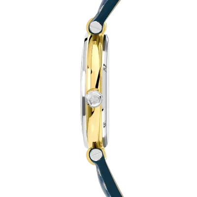 Montre "NEWPORT" – Héritage Originals – Cuir Bleu