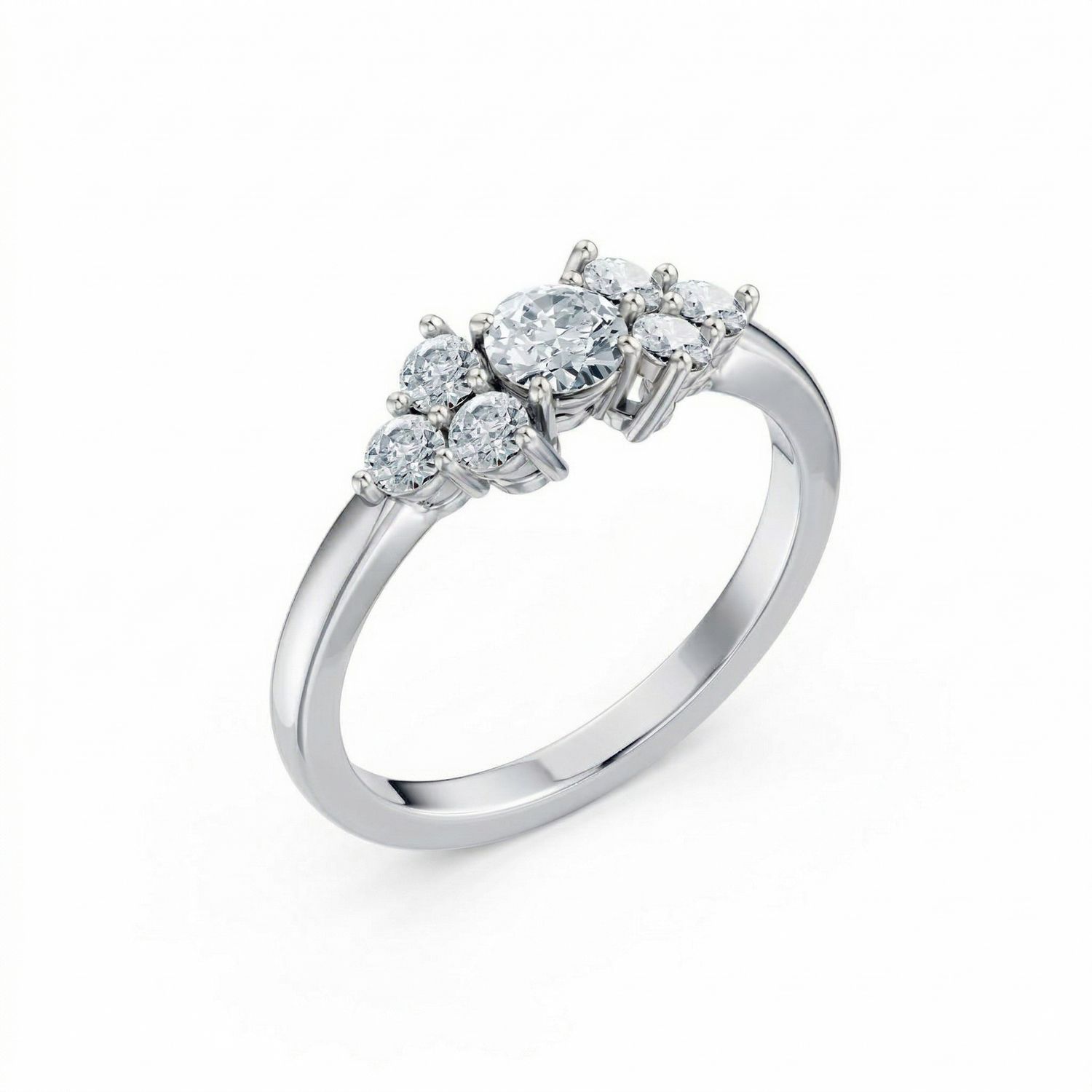 Bague Centre Rond