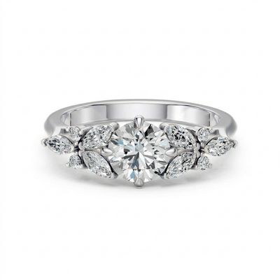 Bague Centre Rond