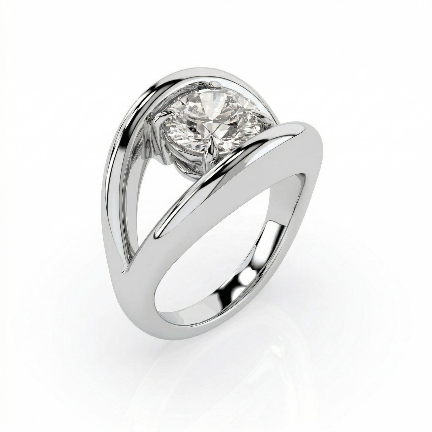 Bague Centre Rond