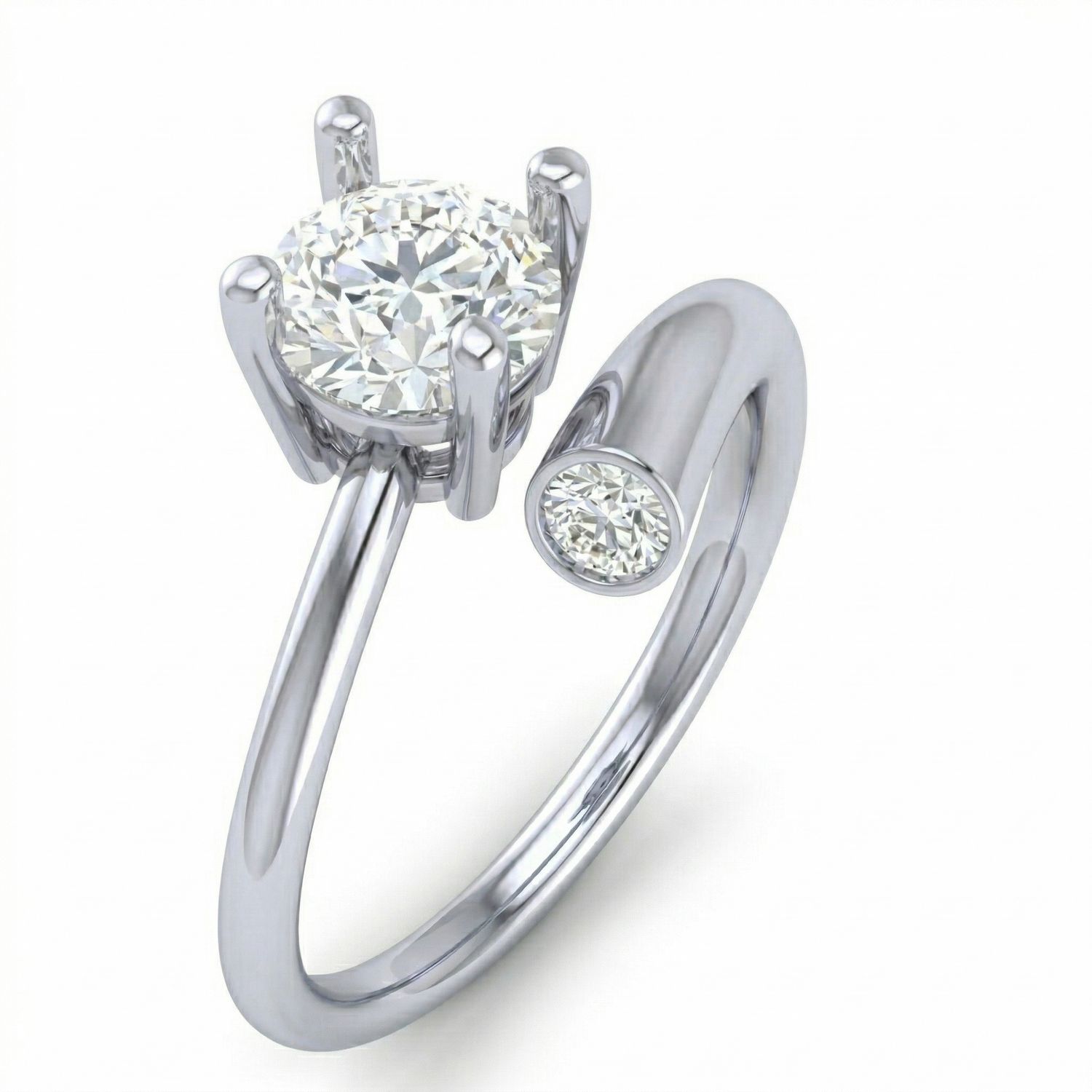 Bague Centre Rond