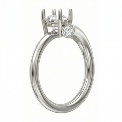 Bague Centre Rond