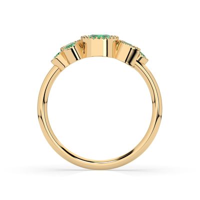 Bague Centre Rond