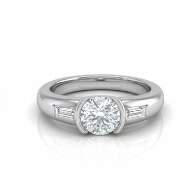 Bague Centre Rond