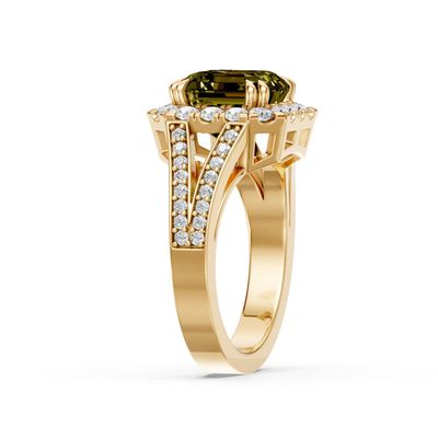 Bague Centre Carrée