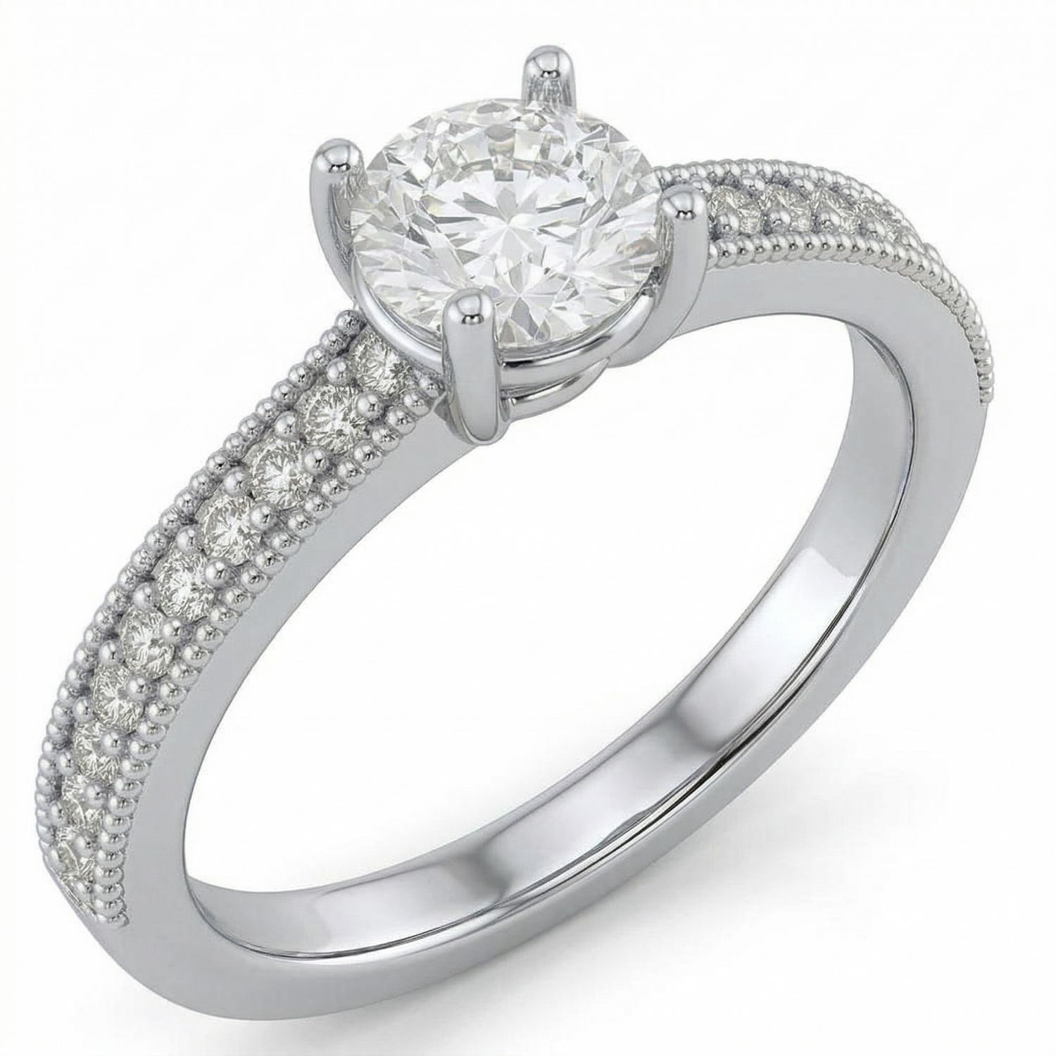 Bague Centre Rond