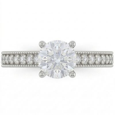 Bague Centre Rond