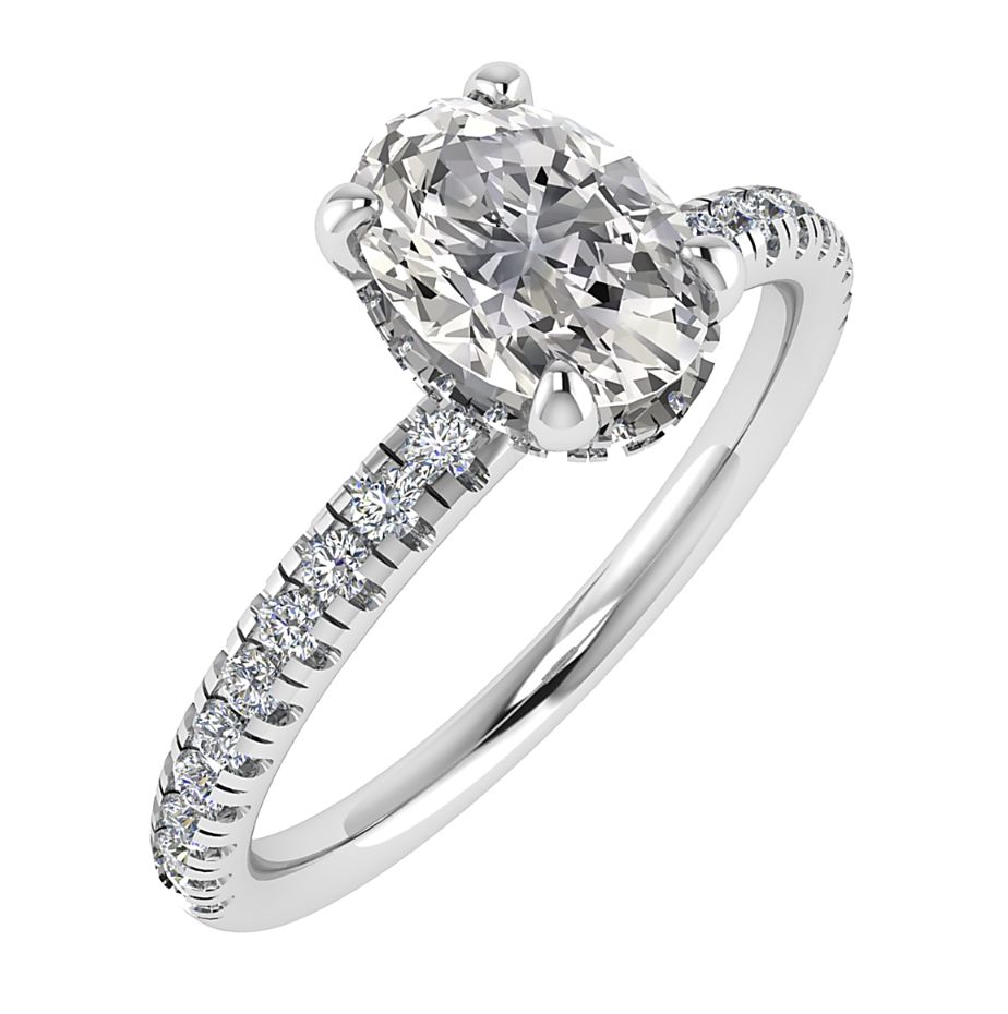 LT 1379 centre vide Taille 54 centre Ov 6x4 mm