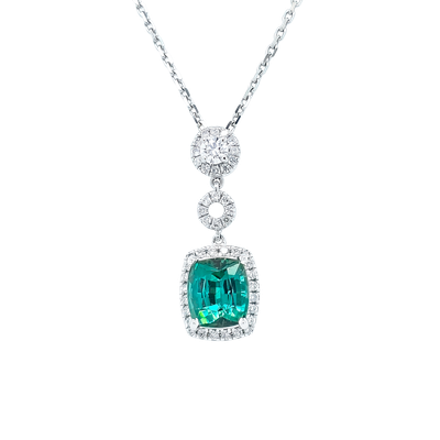 Collier Sertis - Tourmaline Verte Du Brésil