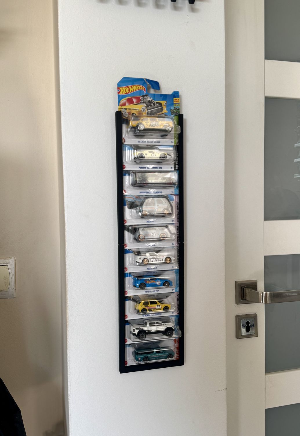 Wieszak na auta - zestaw - Baza + Rozszerzenie - kompatybilne z Hot Wheels