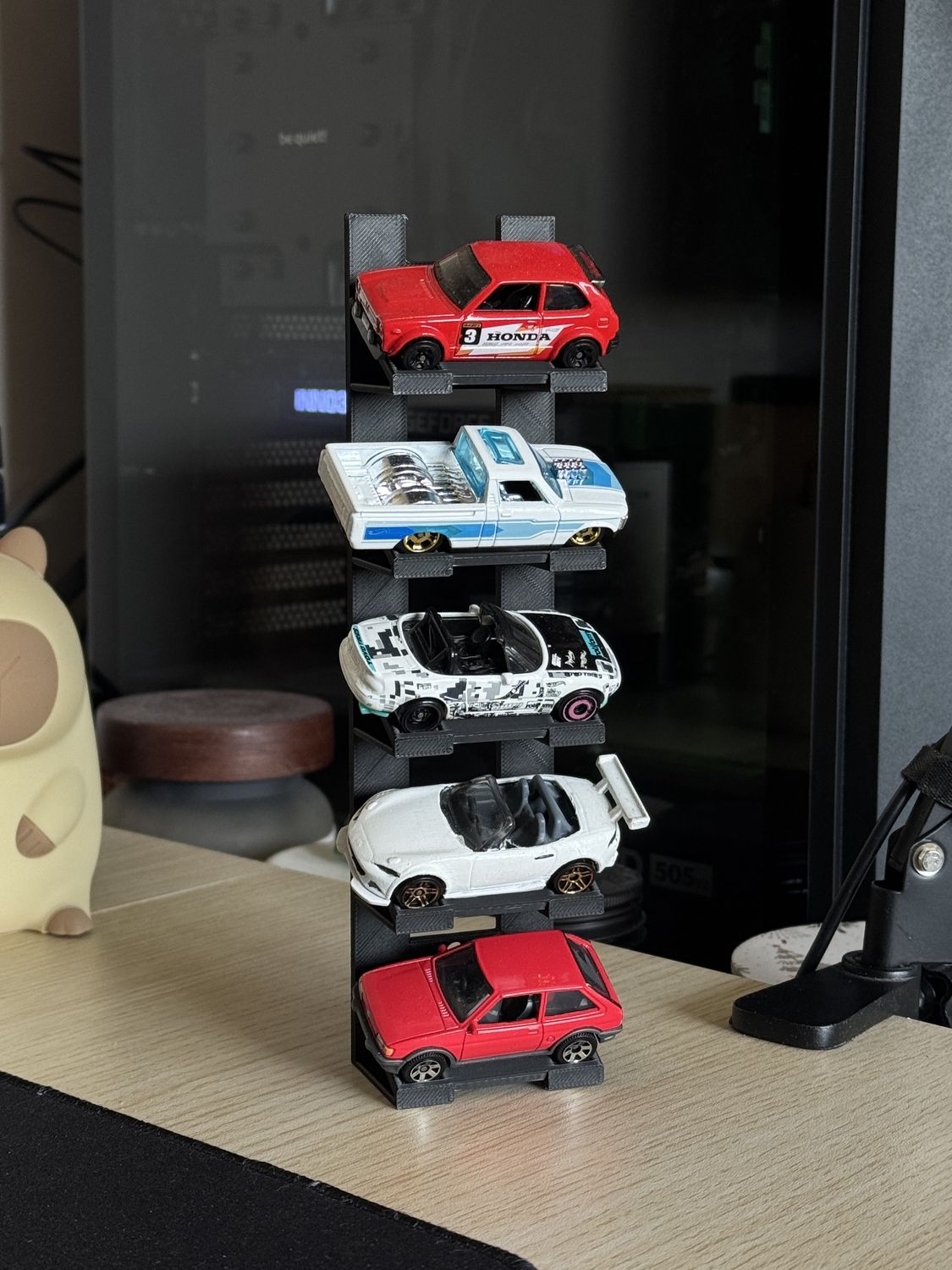 Stojak do samochodów 1:64 ekspozytor Wieszak - Kompatybilny z Hot Wheels