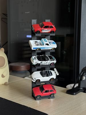Stojak do samochodów 1:64 ekspozytor Wieszak - Kompatybilny z Hot Wheels