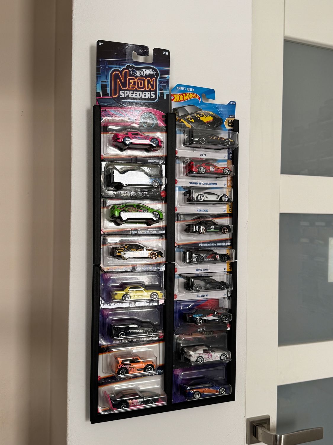 Podwójny wieszak 1:64 baza i moduł kompatybilny z Hot Wheels