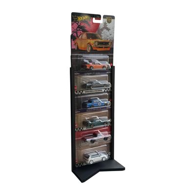 Stojak na 6 aut 1:64 kompatybilny z Hot Wheels Premium
