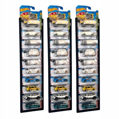Zestaw 3 wieszaków 1:64 baza i moduł kompatybilnych z Hot Wheels