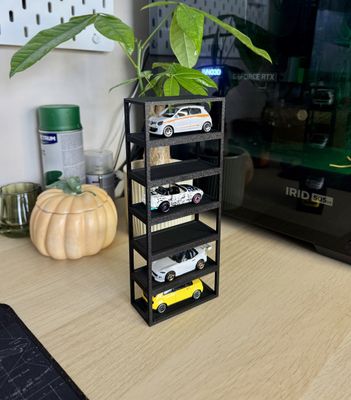Zestaw 3 boxów na 6 samochodzików 1:64 kompatybilnych z Hot Wheels